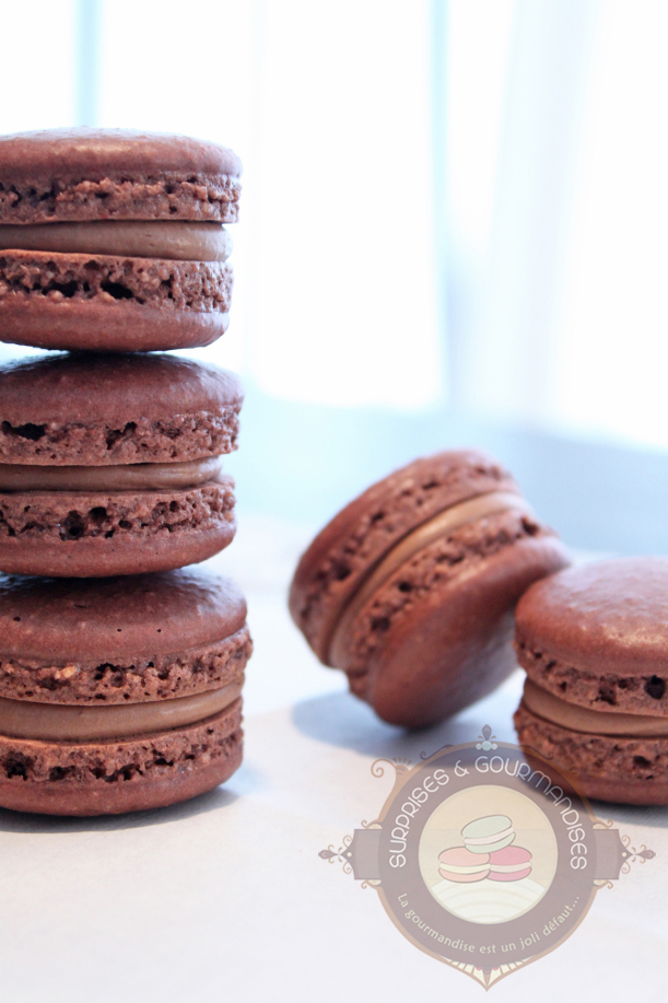 macaron chocolat