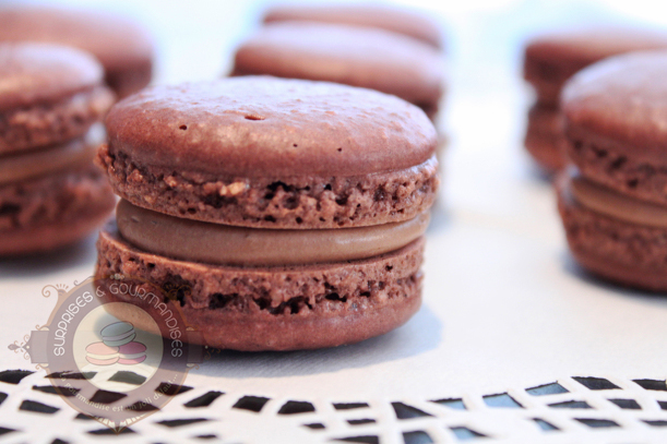macaron chocolat