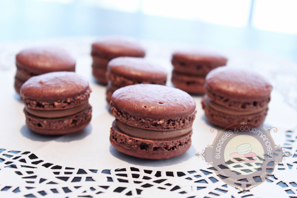 macaron chocolat