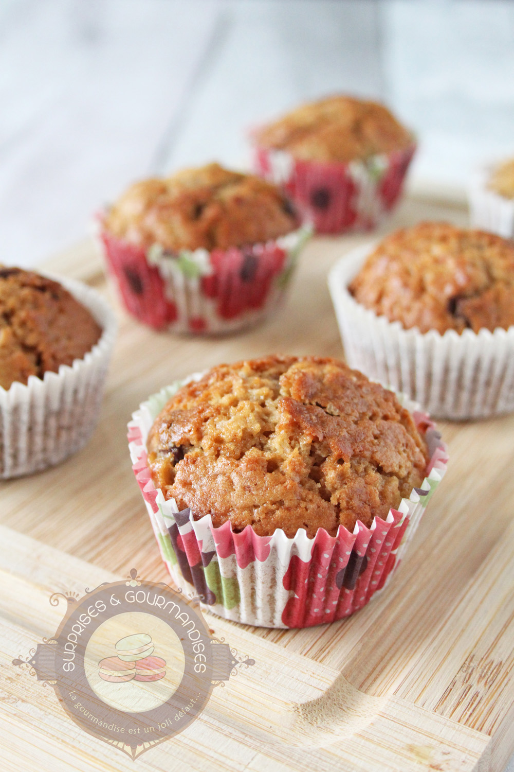 muffins banane chocolat