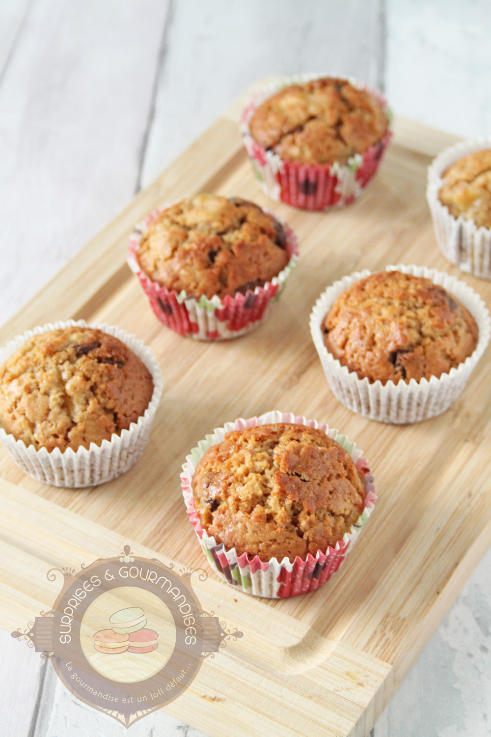muffins banane chocolat