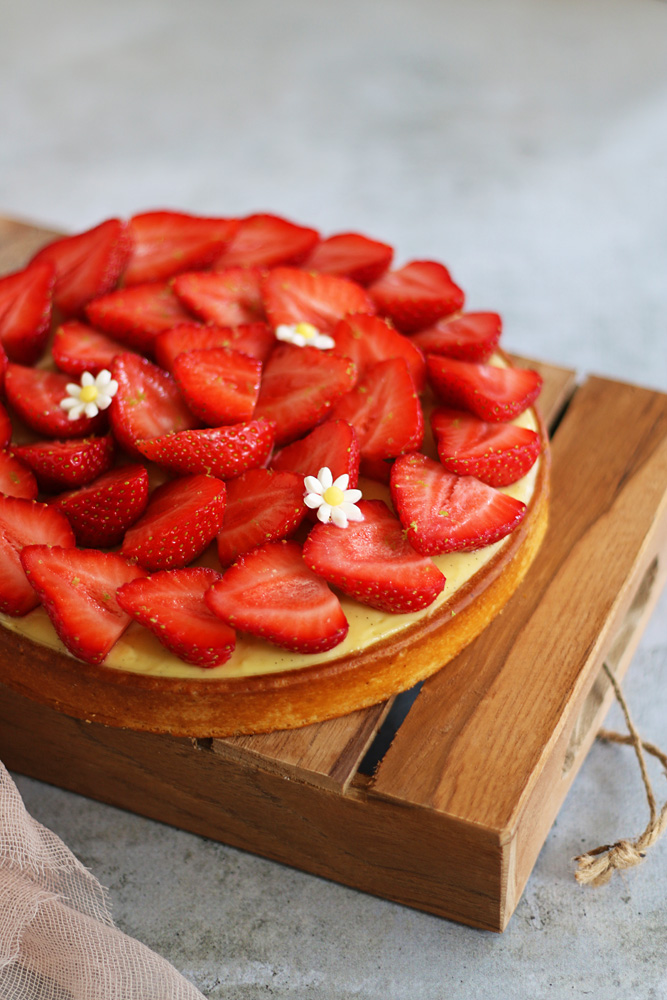 Tarte aux fraises - Surprises et Gourmandises