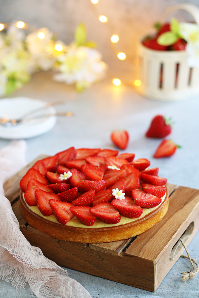 Tarte aux fraises - Surprises et Gourmandises