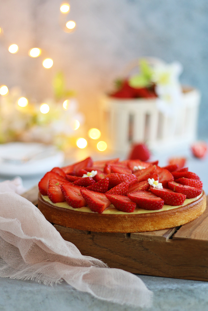 Tarte aux fraises - Surprises et Gourmandises