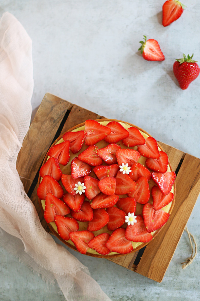 Tarte aux fraises - Surprises et Gourmandises