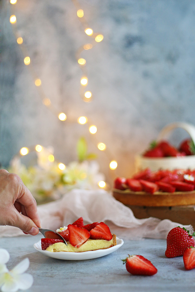 Tarte aux fraises - Surprises et Gourmandises