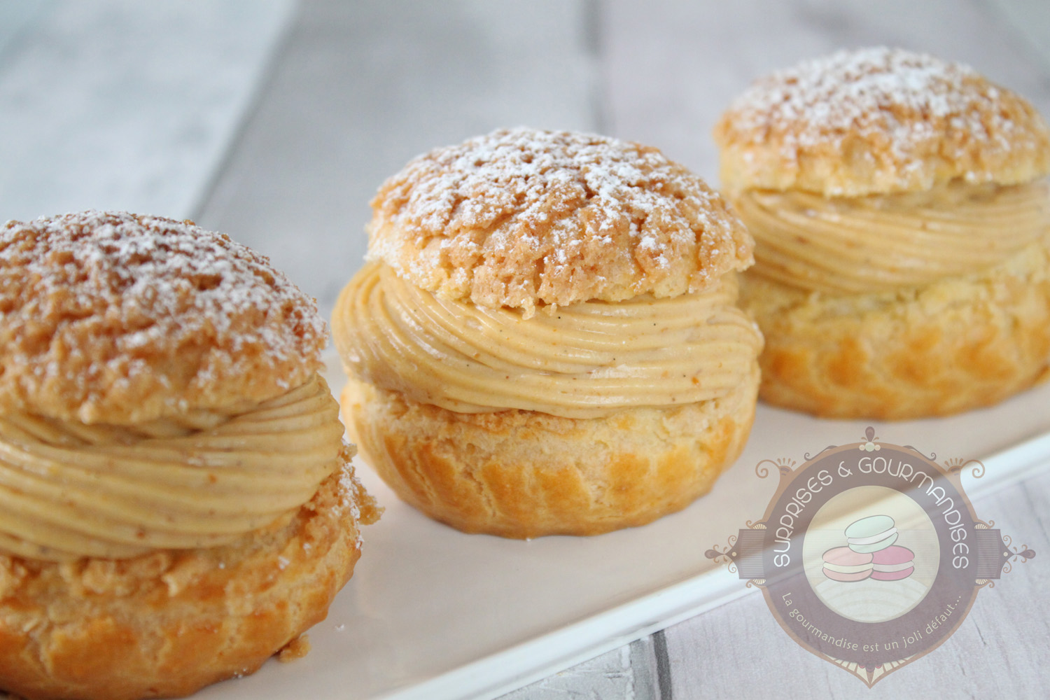 Chou-chou praliné inspiré de Jean-François Piège - Surprises et Gourmandises