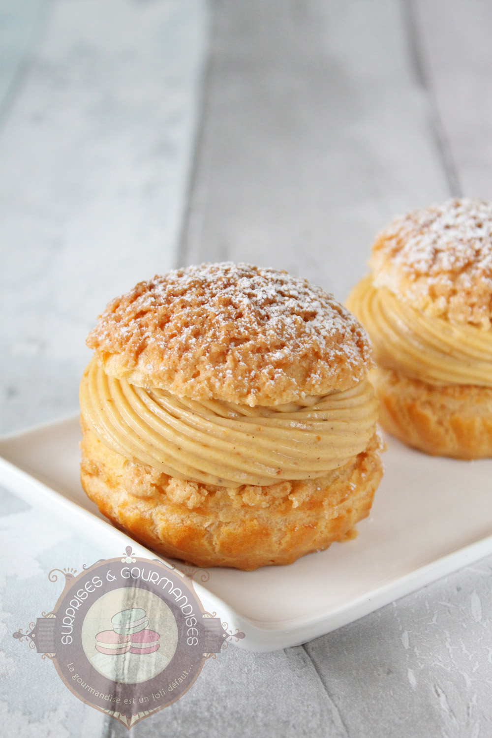 Chou-chou praliné inspiré de Jean-François Piège - Surprises et Gourmandises