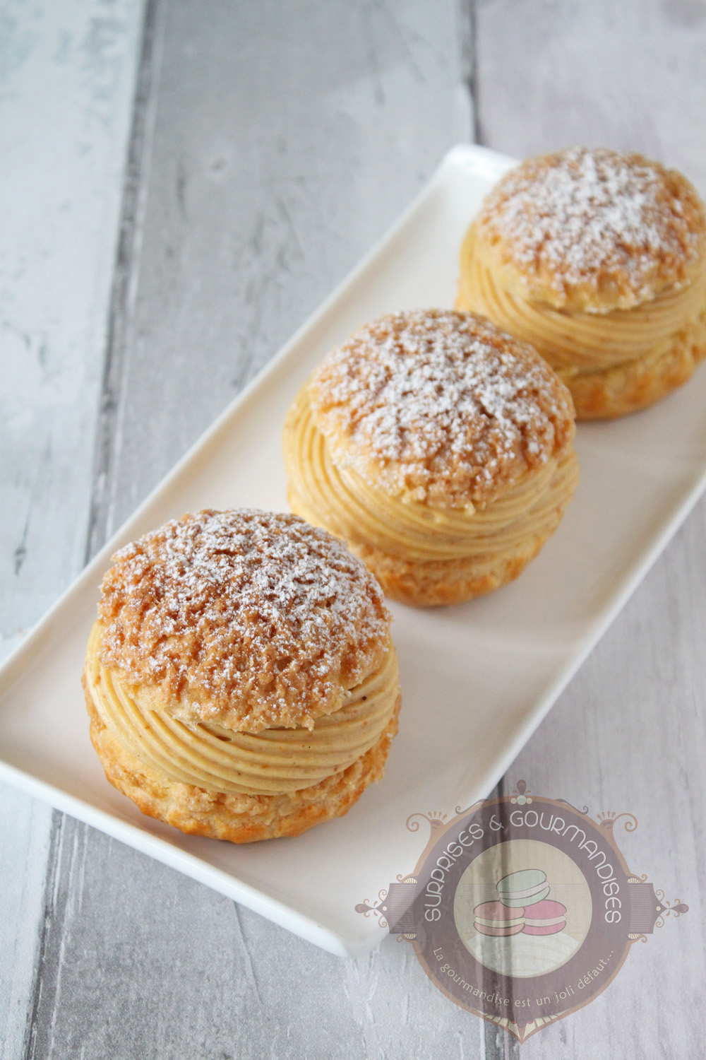 Chou-chou praliné inspiré de Jean-François Piège - Surprises et Gourmandises
