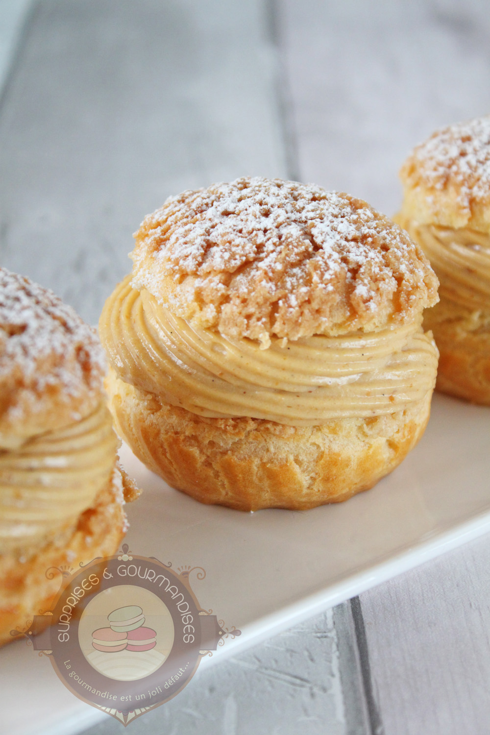 Chou-chou praliné inspiré de Jean-François Piège - Surprises et Gourmandises