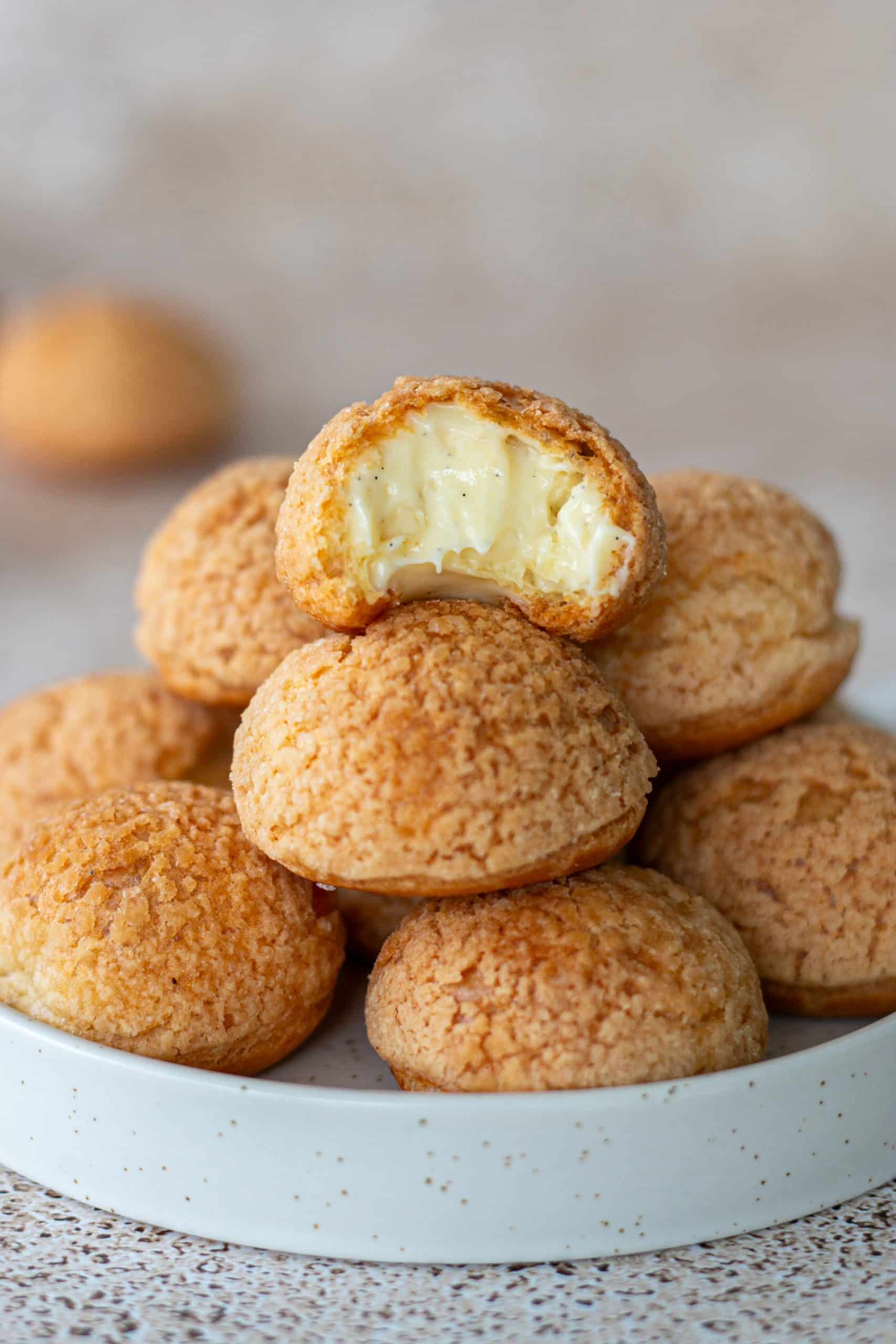 chou craquelin à la vanille