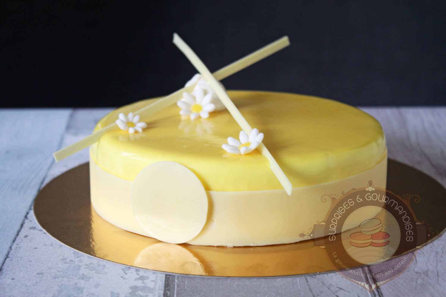 Entremets ananas vanille - Douceur des îles - Surprises et Gourmandises