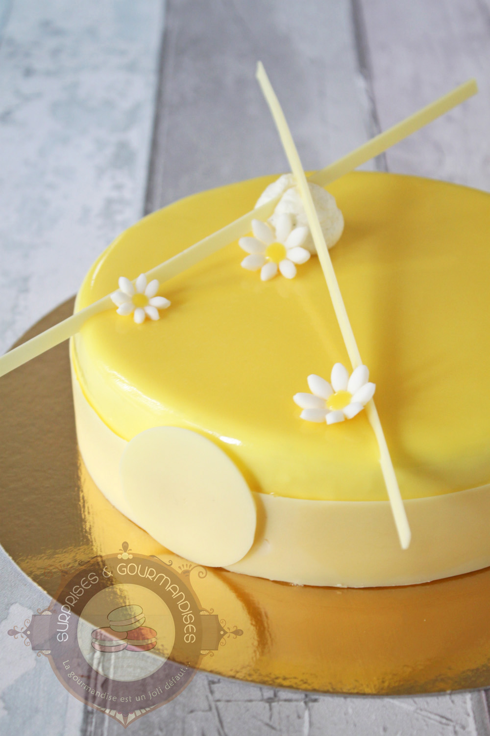 Entremets ananas vanille - Douceur des îles - Surprises et Gourmandises