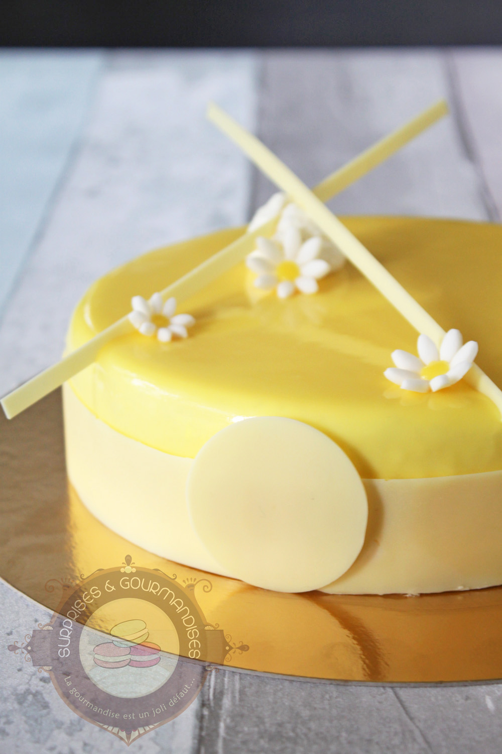 Entremets ananas vanille - Douceur des îles - Surprises et Gourmandises
