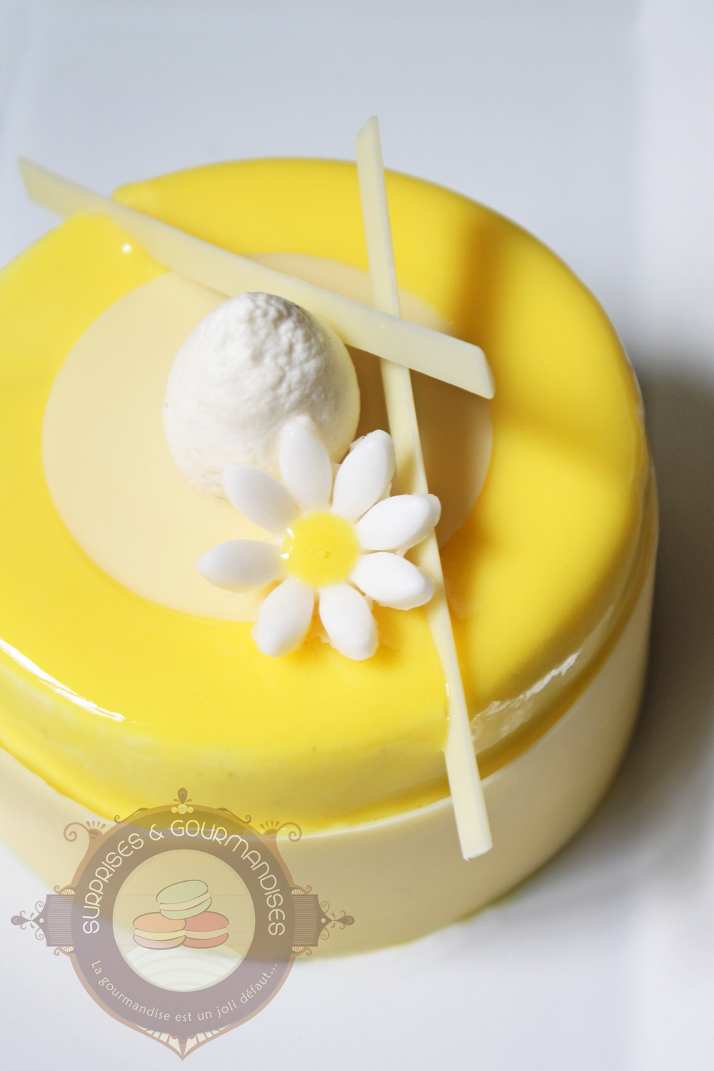 Entremets ananas vanille - Douceur des îles - Surprises et Gourmandises