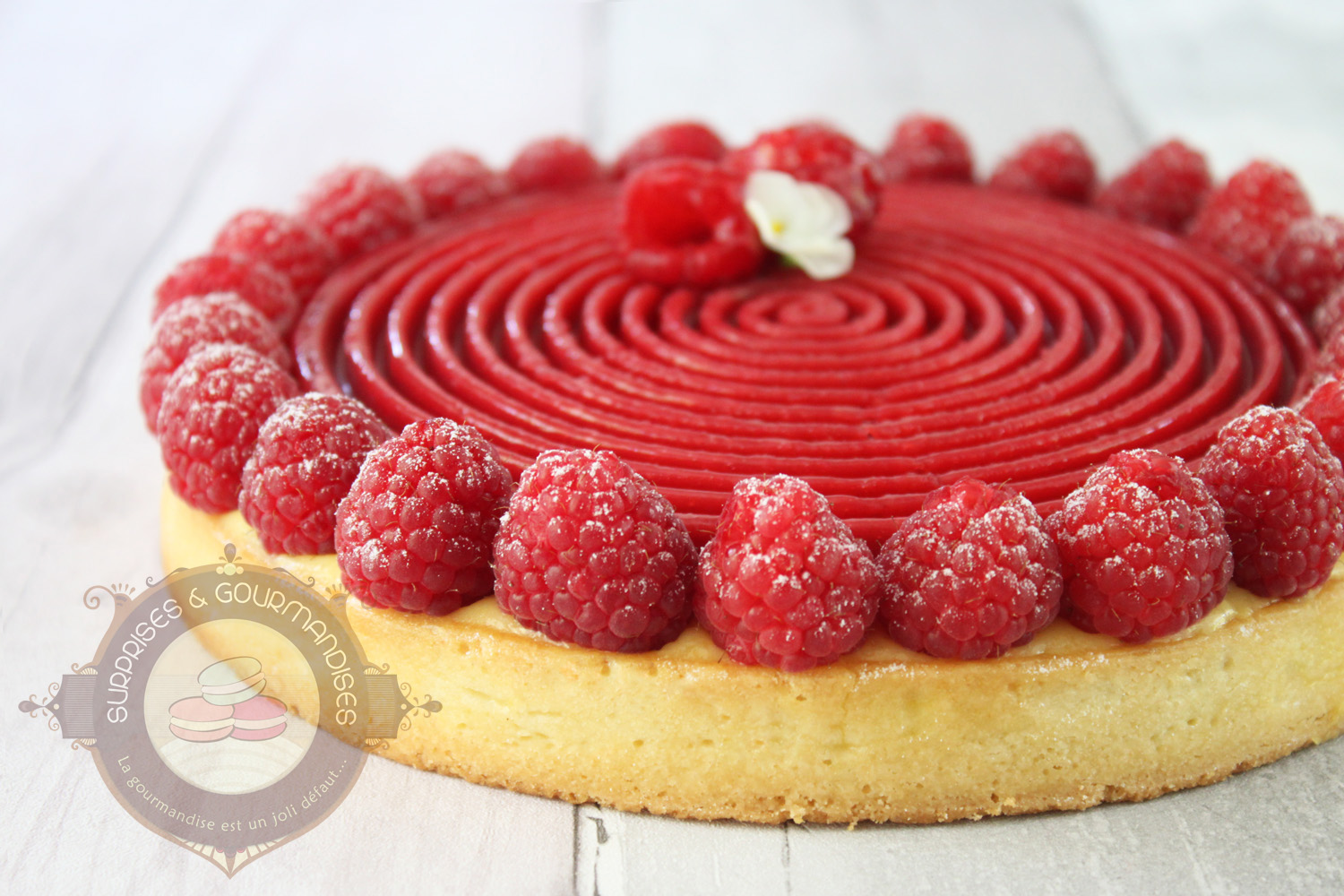 Tarte mangue kalamansi framboise - Surprises et Gourmandises