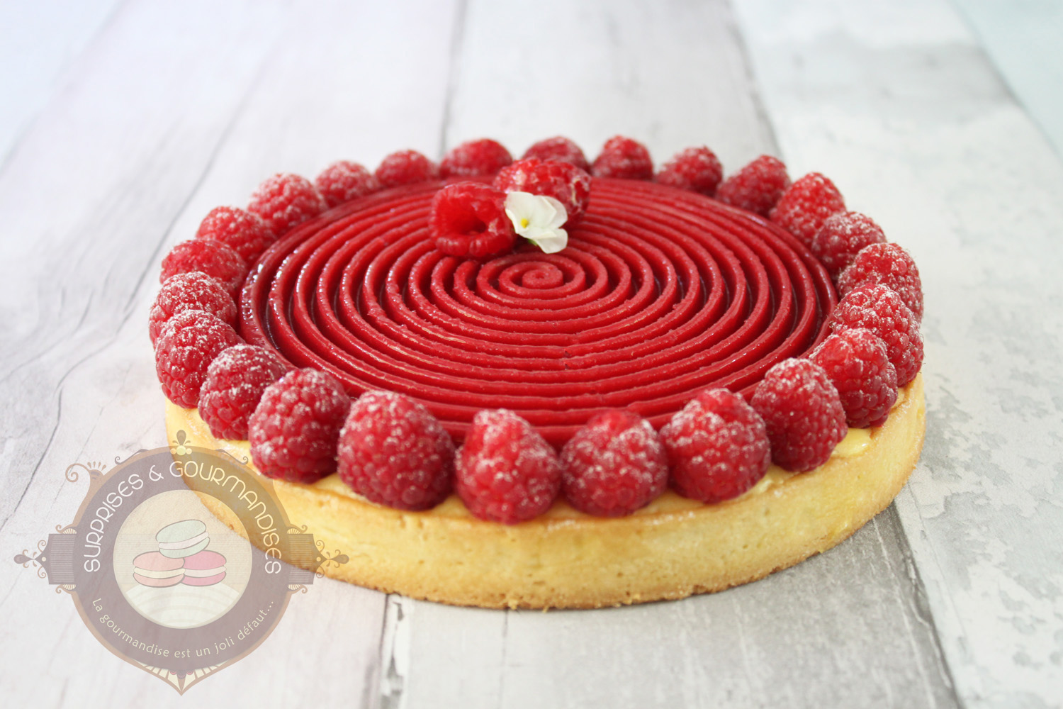 Tarte mangue kalamansi framboise - Surprises et Gourmandises