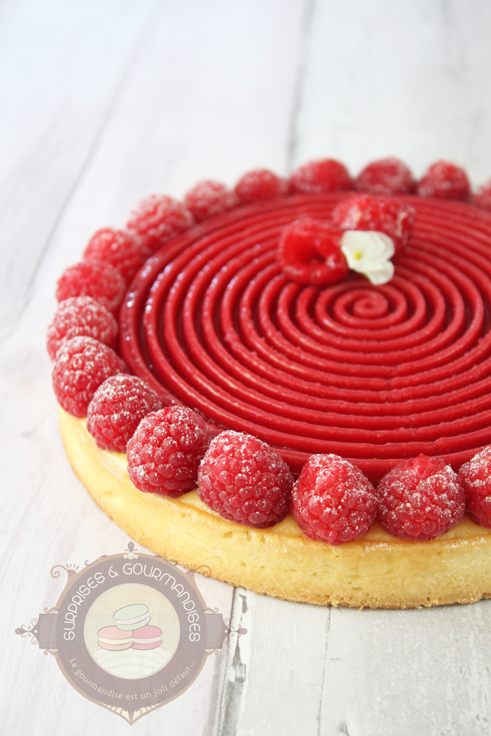 Tarte mangue kalamansi framboise - Surprises et Gourmandises