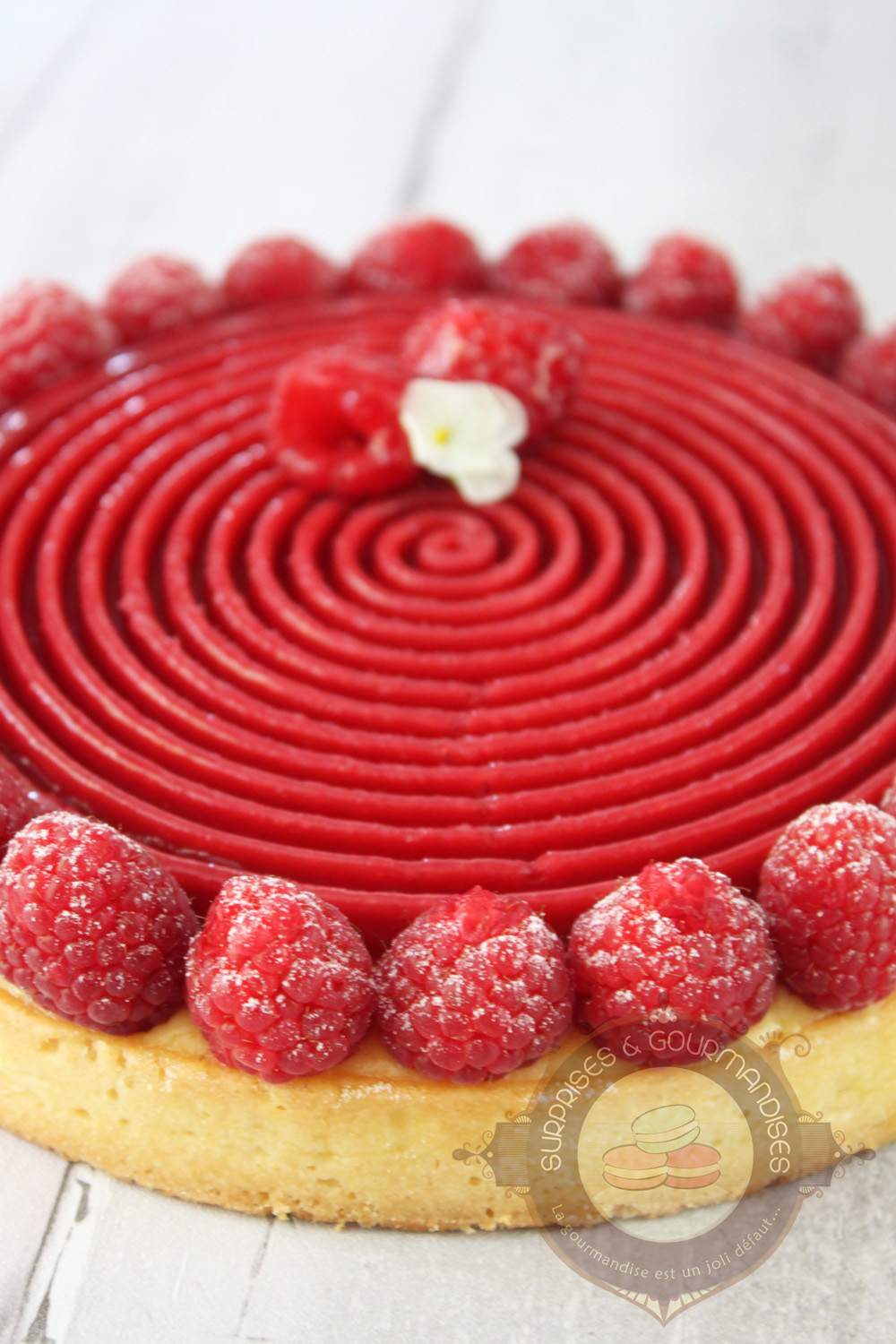 Tarte mangue kalamansi framboise - Surprises et Gourmandises