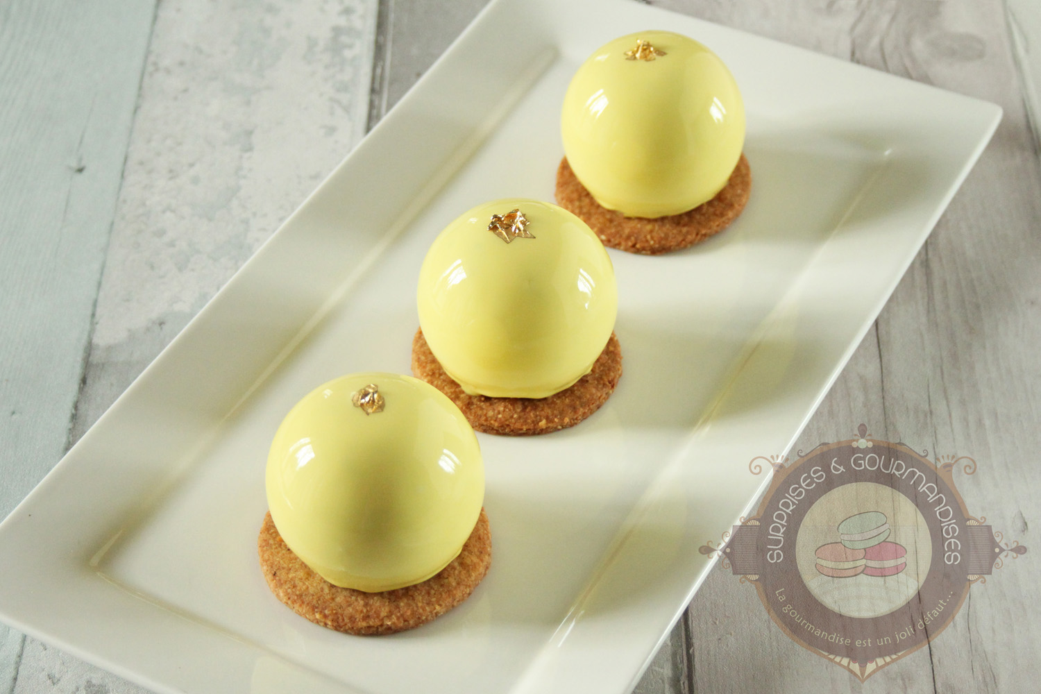 L'acidulé - entremets framboise et citron vert - Surprises et Gourmandises