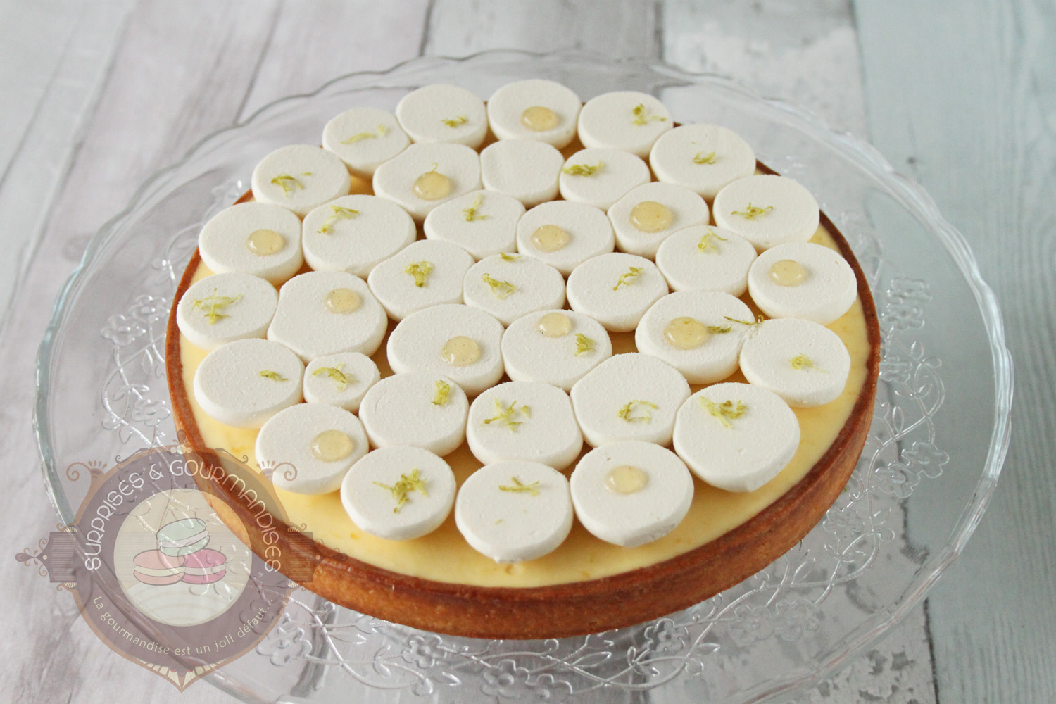 Tarte au citron vert et yuzu inspirée de Jeffrey Cagnes - Surprises et Gourmandises