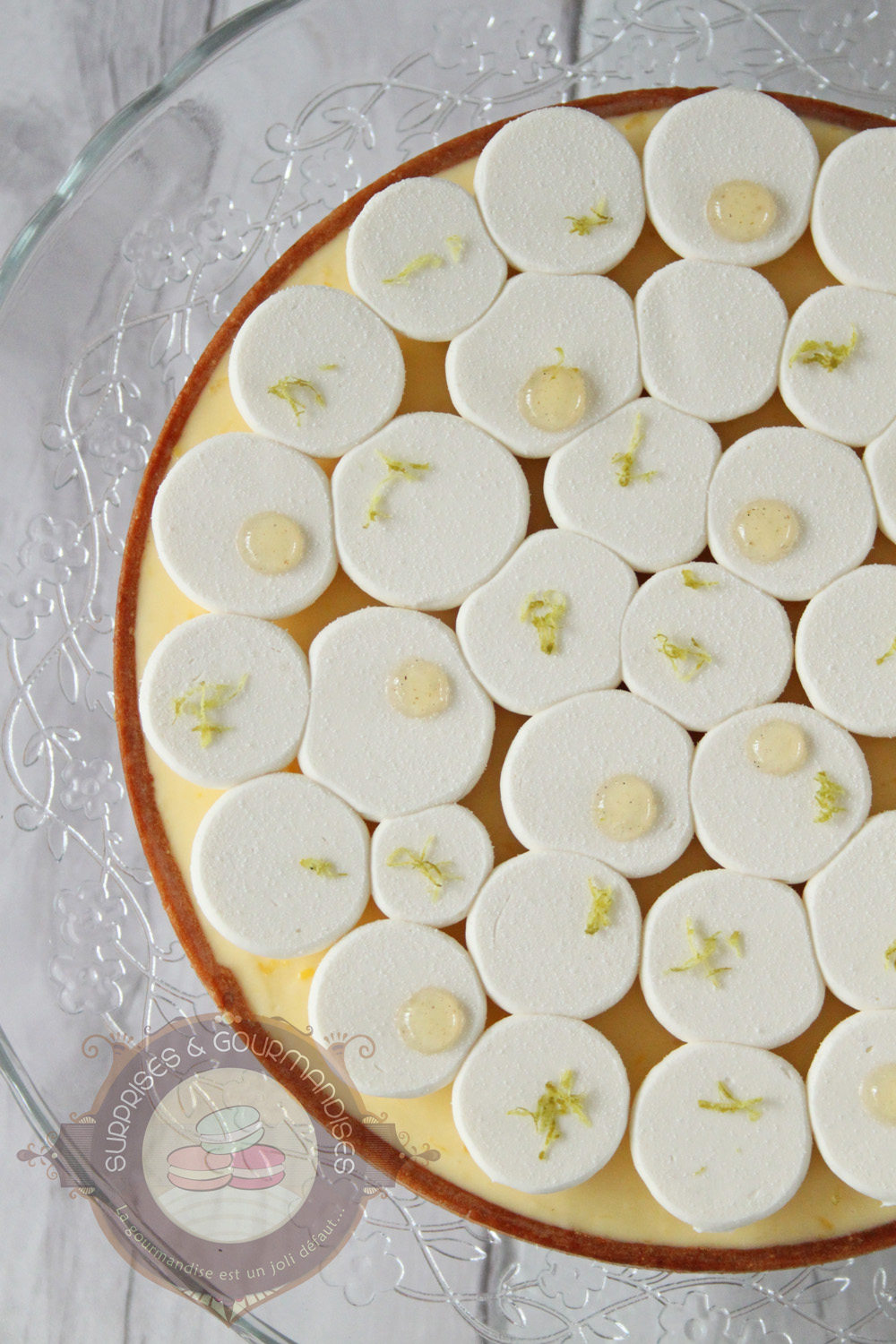 Tarte au citron vert et yuzu inspirée de Jeffrey Cagnes - Surprises et Gourmandises