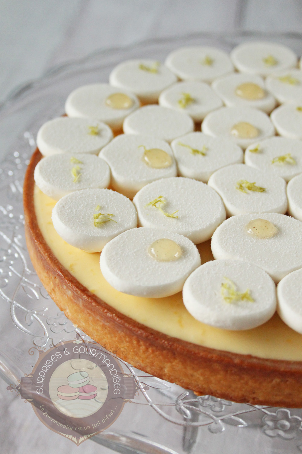 Tarte au citron vert et yuzu inspirée de Jeffrey Cagnes - Surprises et Gourmandises