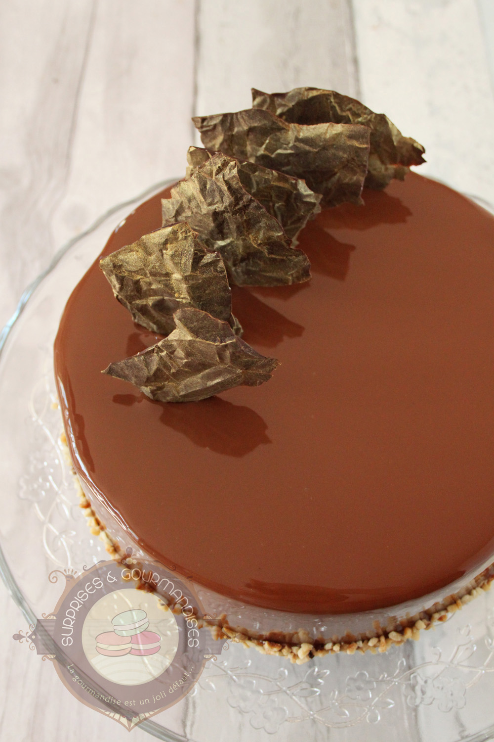 Entremets chocolat caramel - Surprises et Gourmandises