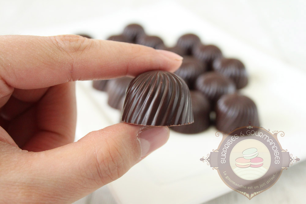 Bonbons chocolat au praliné croustillant - Surprises et Gourmandises