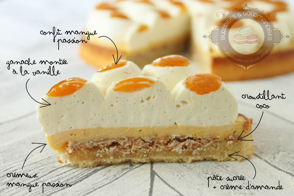 Le nid fruité mangue passion de Moulaye Fanny - Surprises et Gourmandises