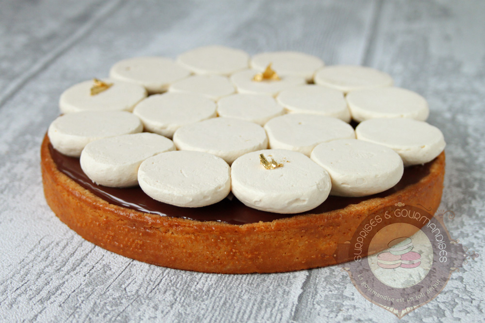 Tarte chocolat, banane et caramel - Surprises et Gourmandises