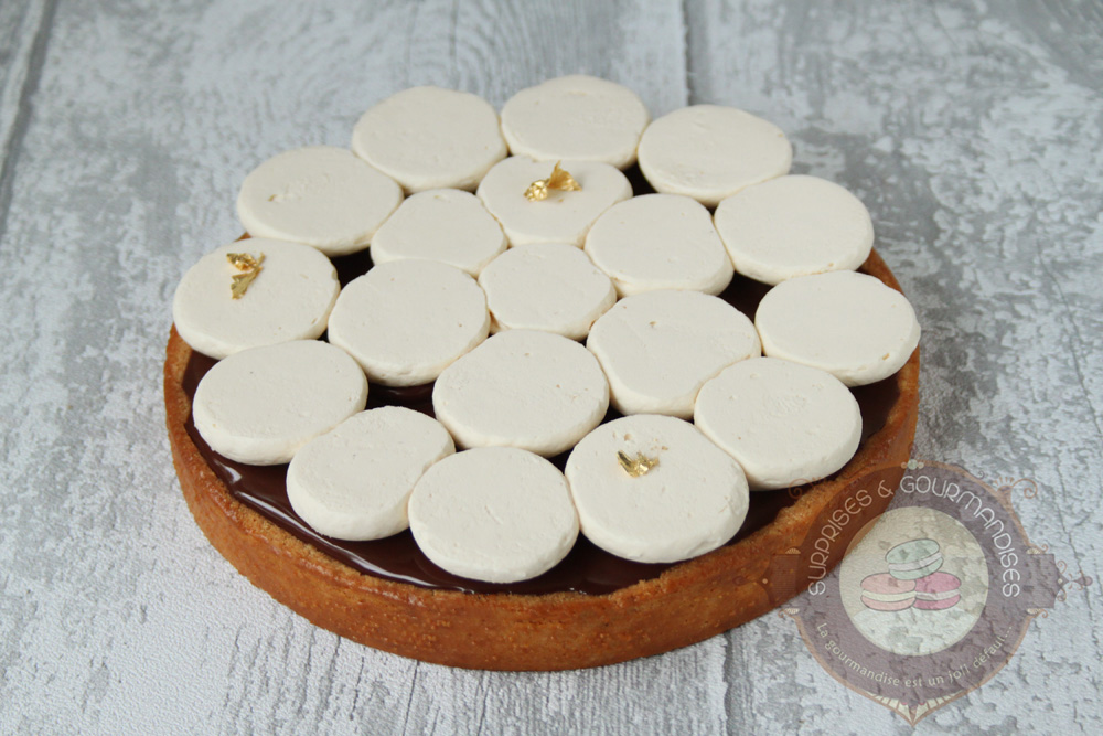 Tarte chocolat, banane et caramel - Surprises et Gourmandises