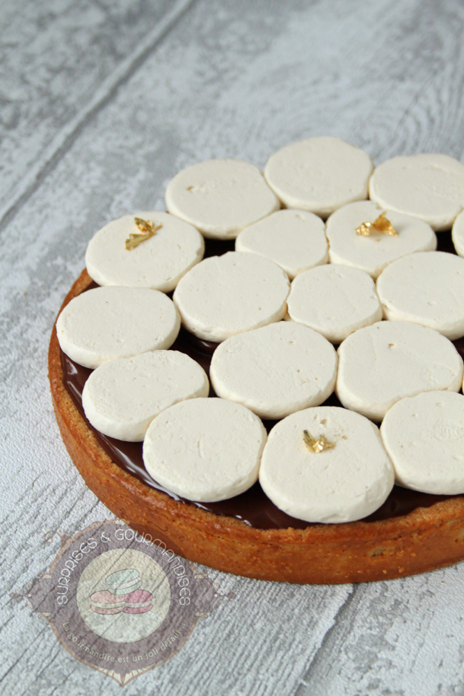 Tarte chocolat, banane et caramel - Surprises et Gourmandises