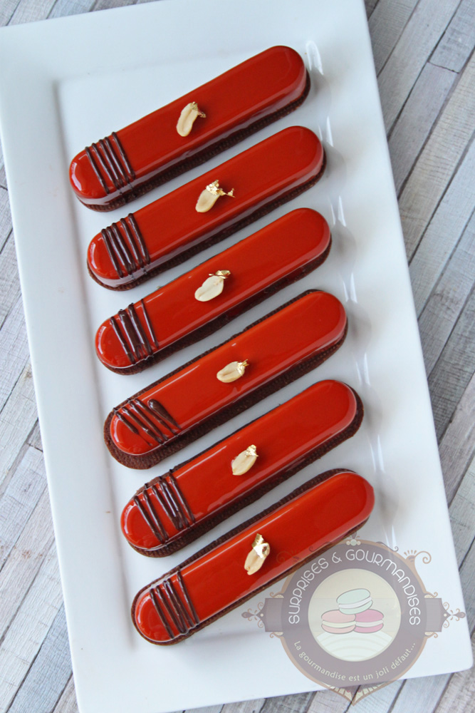 L'intense carahuète - tartelettes chocolat, caramel et cacahuète - Surprises et Gourmandises