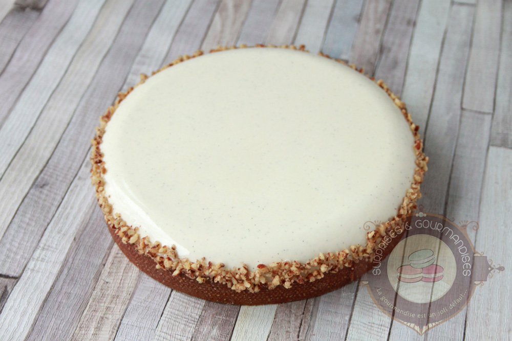 Tarte entremets noisette et vanille - Surprises et Gourmandises