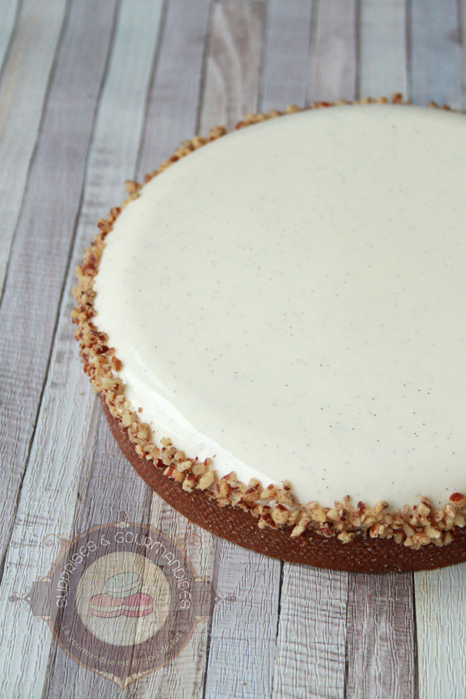 Tarte entremets noisette et vanille - Surprises et Gourmandises