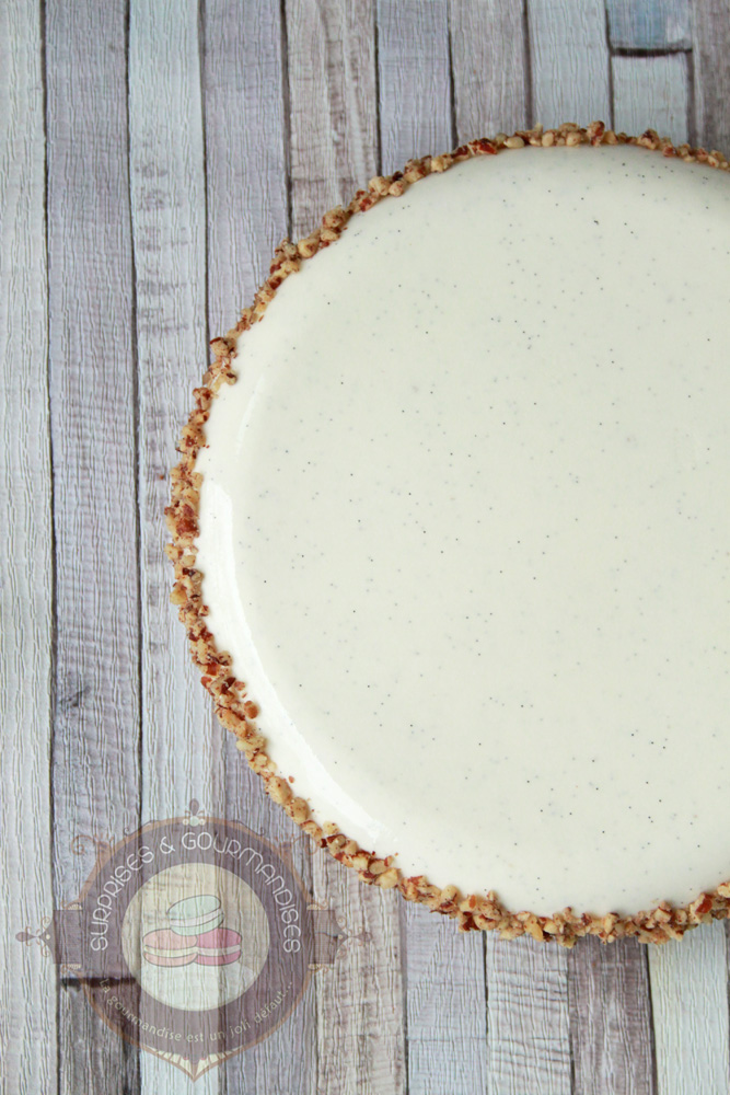 Tarte entremets noisette et vanille - Surprises et Gourmandises