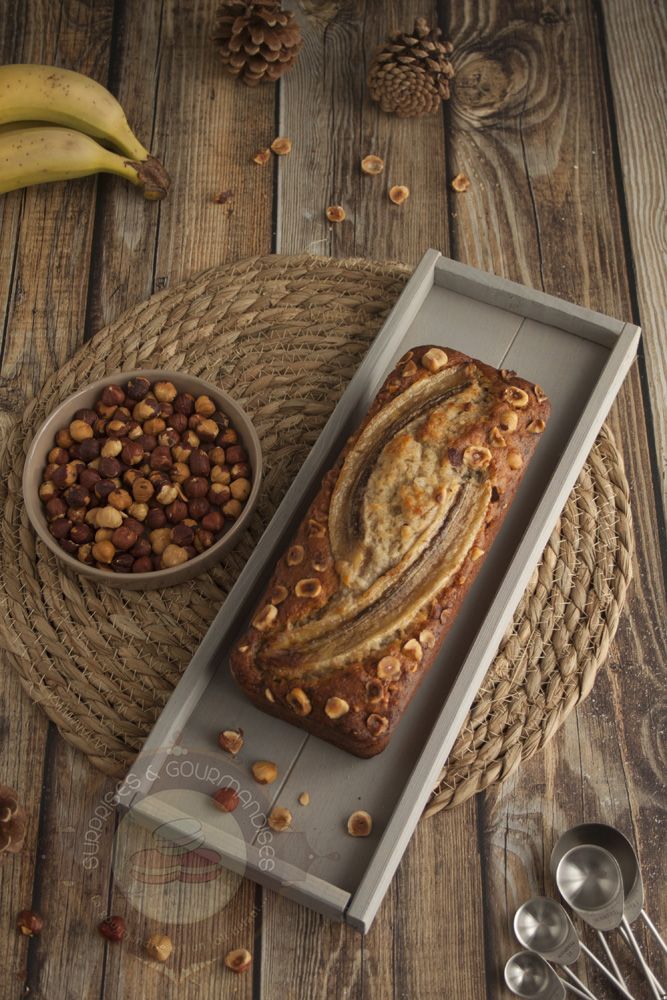 Banana bread à la noisette - Surprises et Gourmandises