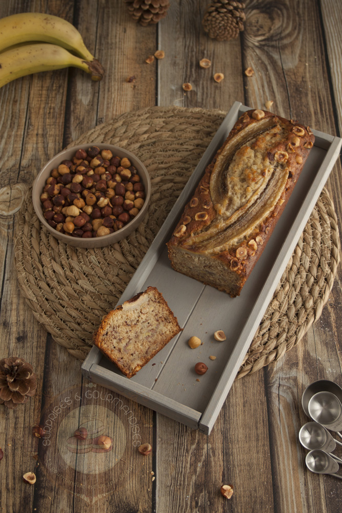 Banana bread à la noisette - Surprises et Gourmandises