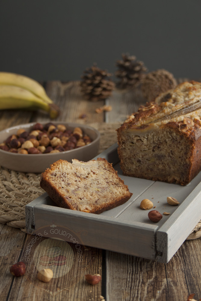 Banana bread à la noisette - Surprises et Gourmandises