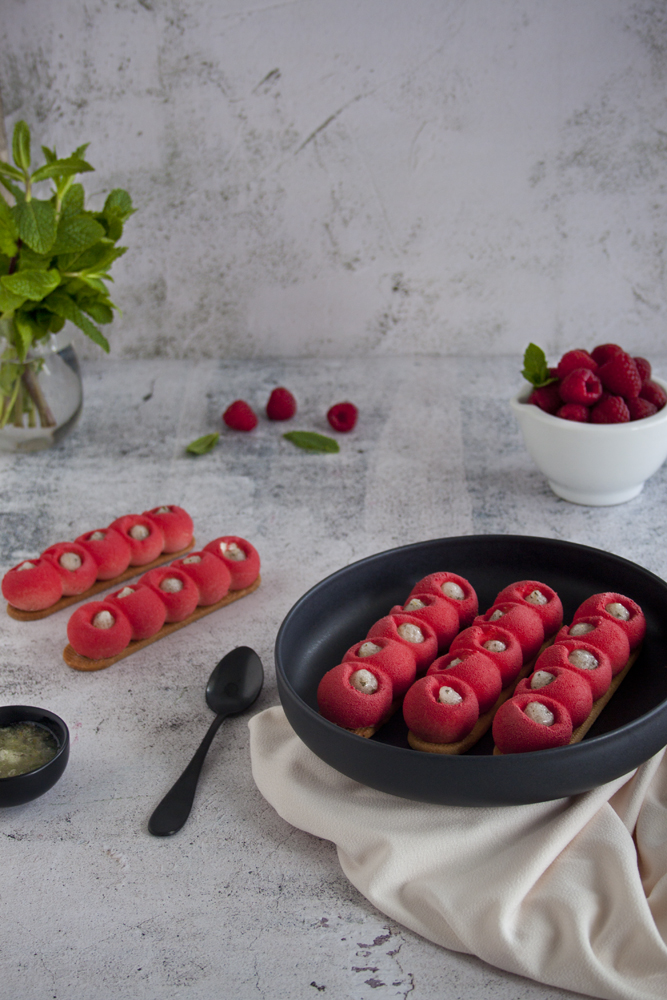 Entremets menthe, framboise et citron vert - Surprises et Gourmandises