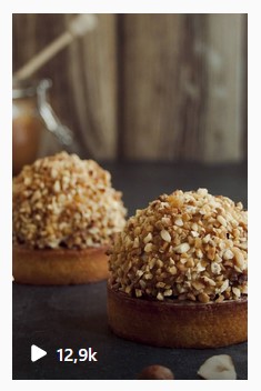 Tartelettes noisette de Ludovic Fontalirant - Surprises et Gourmandises
