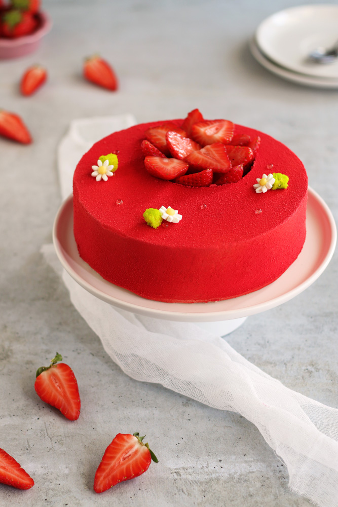 Fraisier de Cyril Lignac et Benoit Couvrand - Surprises et Gourmandises