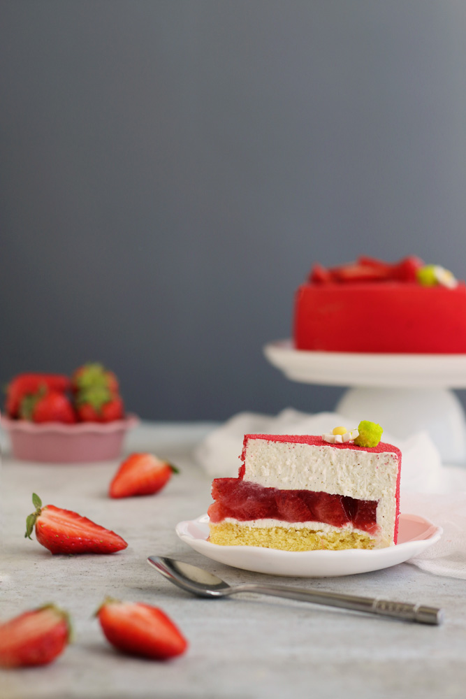 Fraisier de Cyril Lignac et Benoit Couvrand - Surprises et Gourmandises