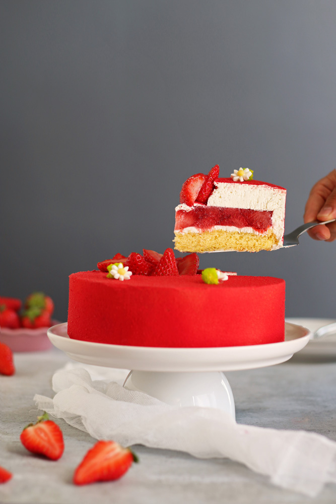 Fraisier de Cyril Lignac et Benoit Couvrand - Surprises et Gourmandises