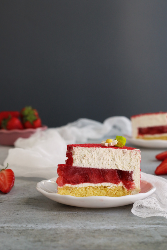 Fraisier de Cyril Lignac et Benoit Couvrand - Surprises et Gourmandises