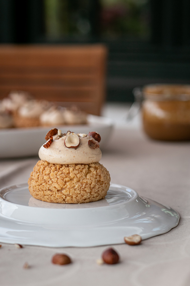 choux vanille praliné - Surprises et Gourmandises