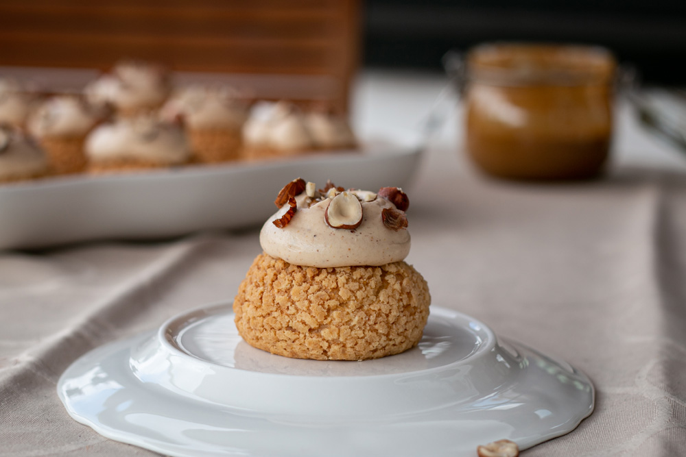 choux vanille praliné - Surprises et Gourmandises