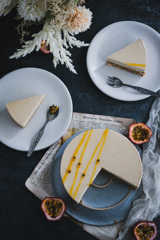 Tarte Dulcey et fruit de la passion - Surprises et Gourmandises