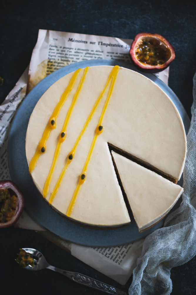 Tarte Dulcey et fruit de la passion - Surprises et Gourmandises